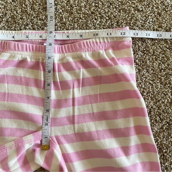 Hanna Andersson Long John PJ Pants Women’s XS Pink White Striped Cotton EUC - Picture 7 of 11